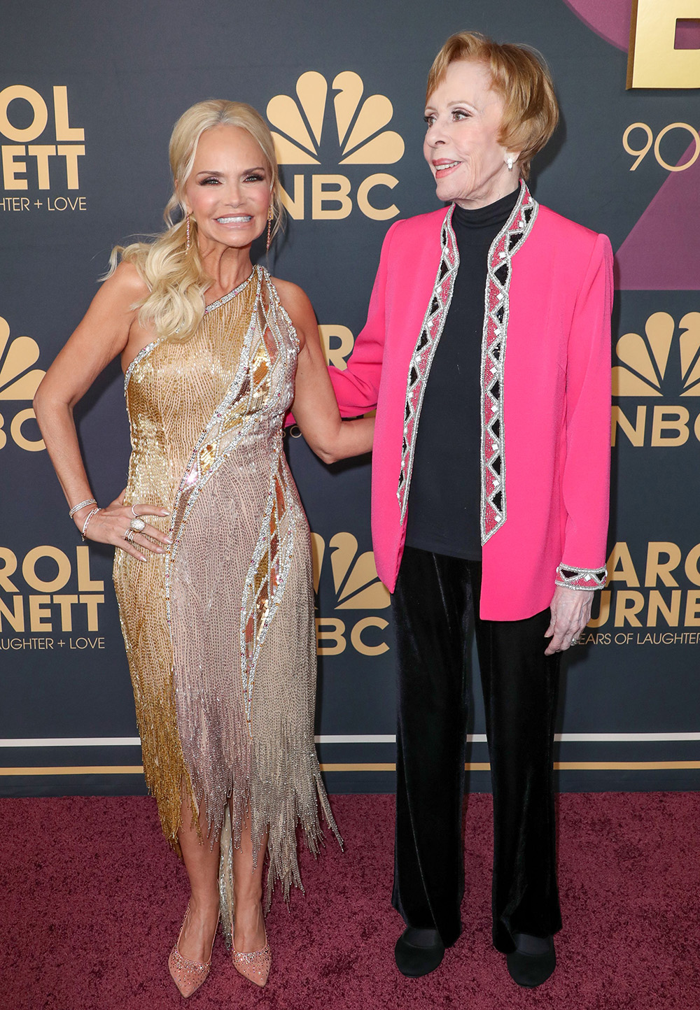 (L-R) Kristin Chenoweth and Carol Burnett
'Carol Burnett: 90 Years of Laughter + Love' TV show special premiere, Los Angeles, California, USA - 02 Mar 2023