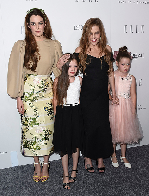 Lisa Marie Presley and Daughters