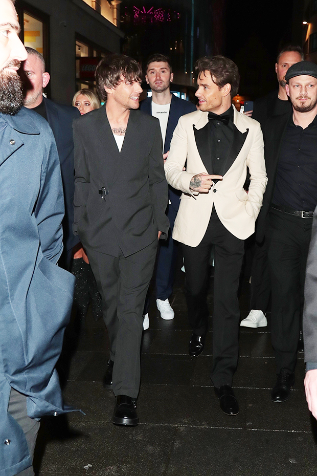 Louis Tomlinson looks stylish as he reunites with One Direction bandmate  Liam Payne