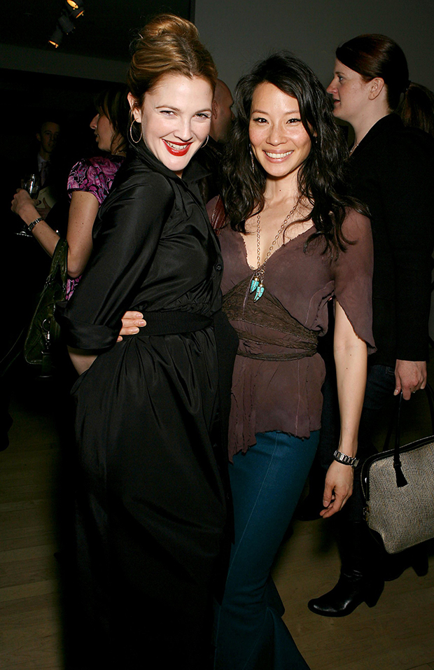 Lucy Liu and Drew Barrymore 