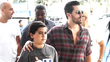 Mason Disick and Scott Disick