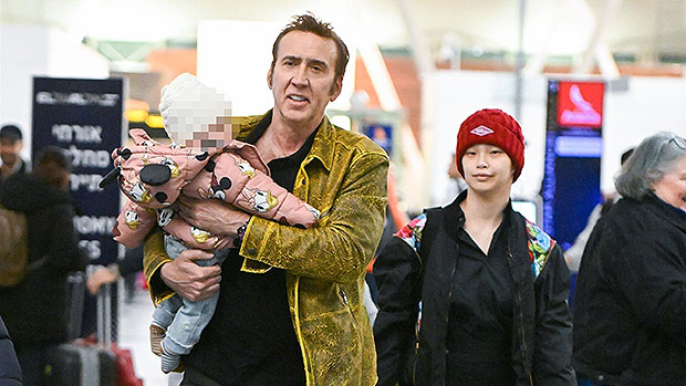Nicolas Cage holds daughter August 7 in the first photo with wife Riko Shibata: photo.