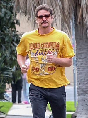 Pedro Pascal World Champions Los Angeles Lakers Shirt