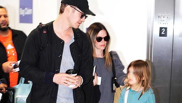 Rachel Bilson reunites with her ex Hayden Christensen and their daughter Briar, 8, as they fly out of LAX: photos
