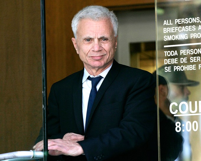 Robert Blake Leaves A Courthouse In Burbank