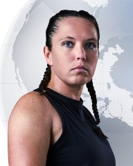 THE CHALLENGE: WORLD CHAMPIONSHIP- Global MVP Sarah Lacina (“The Challenge: USA”), competitor in THE CHALLENGE: WORLD CHAMPIONSHIP streaming on Paramount +, 2023.   CREDIT: James Dimmock/Paramount +    © 2023 Viacom International Inc. All Rights Reserved. The Challenge World Championship and all related titles, logos and characters are trademarks of Viacom International Inc.