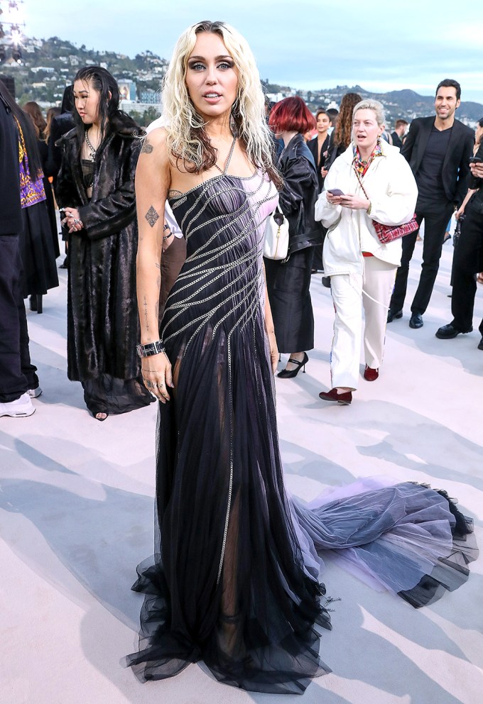 Celebs Versace FW23 Fashion Roundup 2023