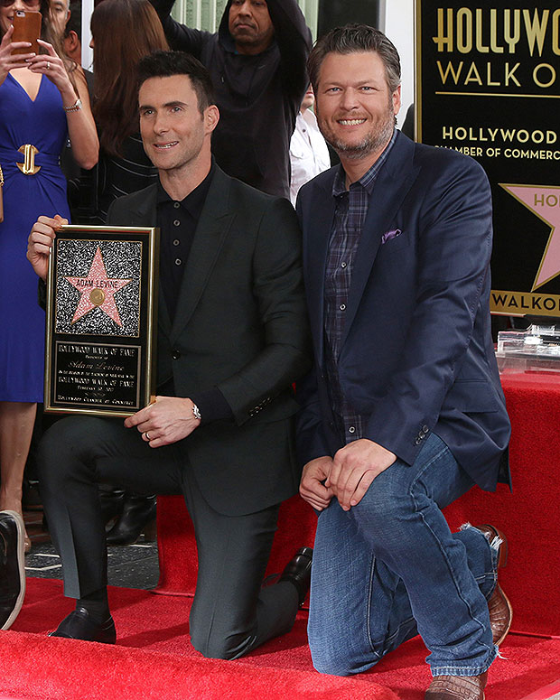 Adam Levine and Blake Shelton