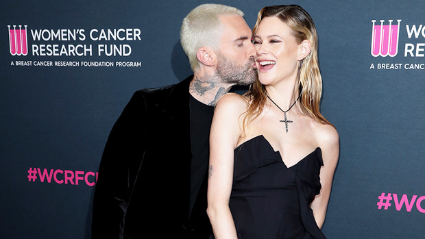 Adam Levine Kisses Behati Prinsloo At Cancer Research Gala: Photos ...