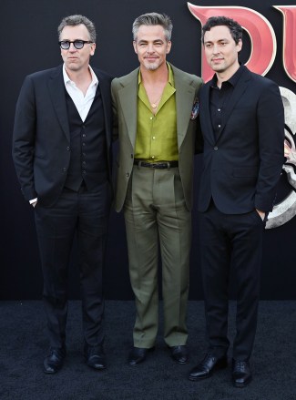 Jonathan Goldstein, Chris Pine and John Francis Daley
'Dungeons & Dragons: Honor Among Thieves' film premiere, Los Angeles, California, USA - 26 Mar 2023
