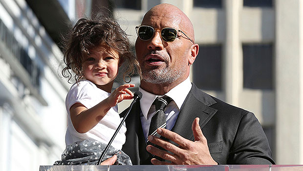 Dwayne Johnson Gets Hilarious Beauty Makeover From Daughters Jasmine, 7 & Tiana, 4: Watch