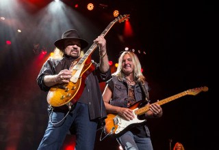 Gary Rossington and Mark Matejka with Lynyrd Skynyrd performs during CROCK FEST at Verizon Wireless Amphitheatre, in Atlanta
2015 CROCK Fest, Atlanta, USA - 19 Jun 2015