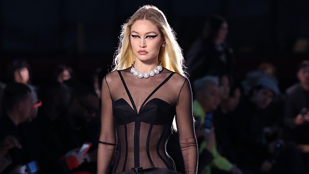 Gigi Hadid Rocks Sheer Outfit on Versace Runway: Photos – Hollywood Life
