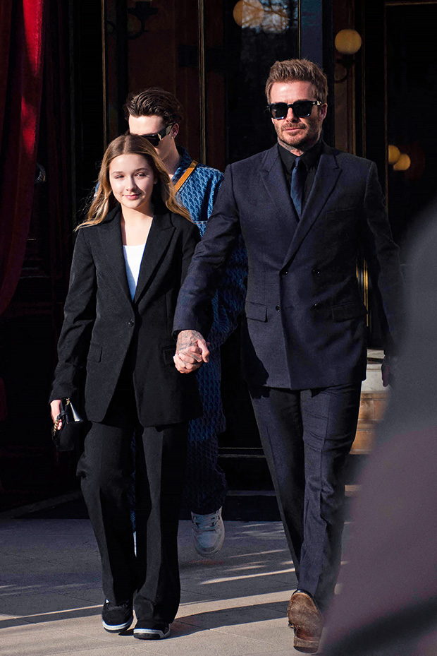 Victoria and David Beckham Nail His-and-Hers Suits