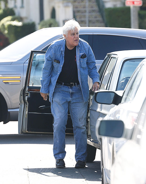 WATCH: Jay Leno makes comedy stage return, hits police car upon