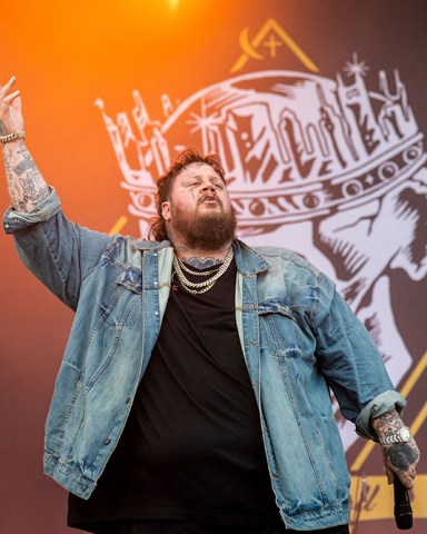 Jelly Roll performs at the Louder Than Life Music Festival at the Kentucky Exposition Center, in Louisville, Ky
2022 Louder Than Life Music Festival - Day Four, Louisville, United States - 25 Sep 2022