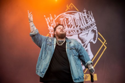 Jelly Roll performs at the Louder Than Life Music Festival at the Kentucky Exposition Center, in Louisville, Ky
2022 Louder Than Life Music Festival - Day Four, Louisville, United States - 25 Sep 2022