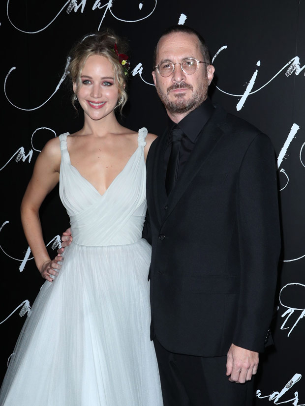 Jennifer Lawrence and Darren Aronofsky