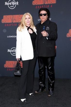 Shannon Tweed and Gene Simmons
'John Wick: Chapter 4' film premiere, Los Angeles, California, USA - 20 Mar 2023