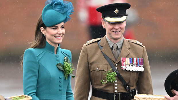 Kate Middleton Rocks Fitted Green Button-Down Coat Dress For Annual St. Patrick’s Day Parade: Photos