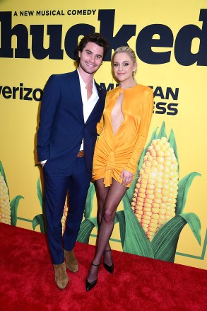 Chase Stokes and Kelsea Ballerini attend the Broadway Opening Night of 