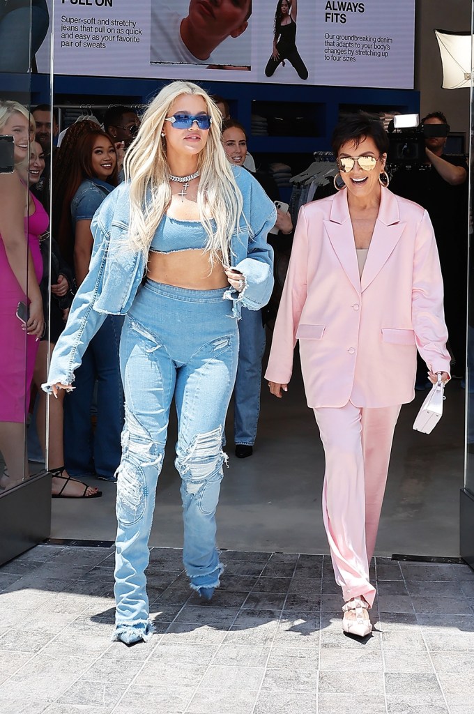 KarJenner Sisters In Denim Outfits: Photos Of Kim, Khloe & More