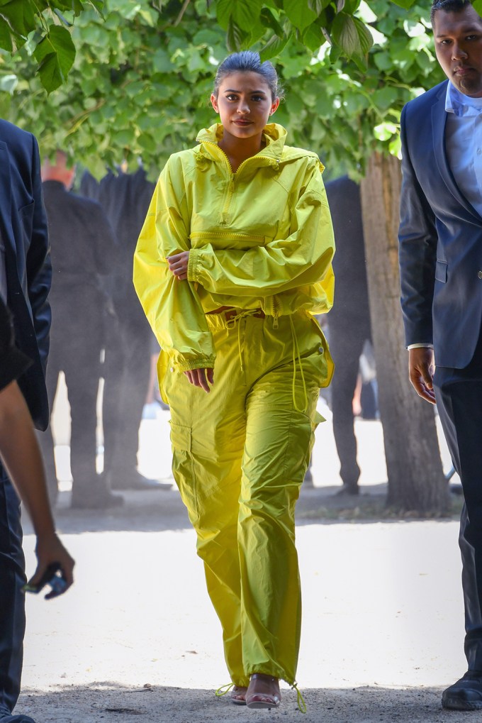 Kylie Jenner at Louis Vuitton Menswear Show