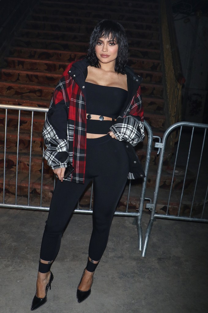 Kylie Jenner at Alexander Wang in 2017