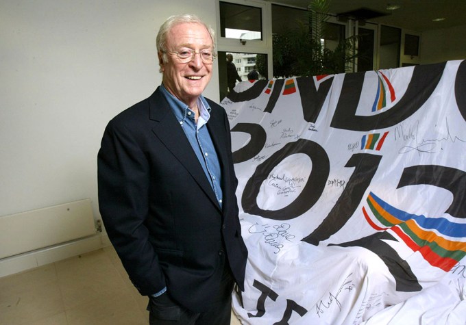 Michael Caine at the London Olympics