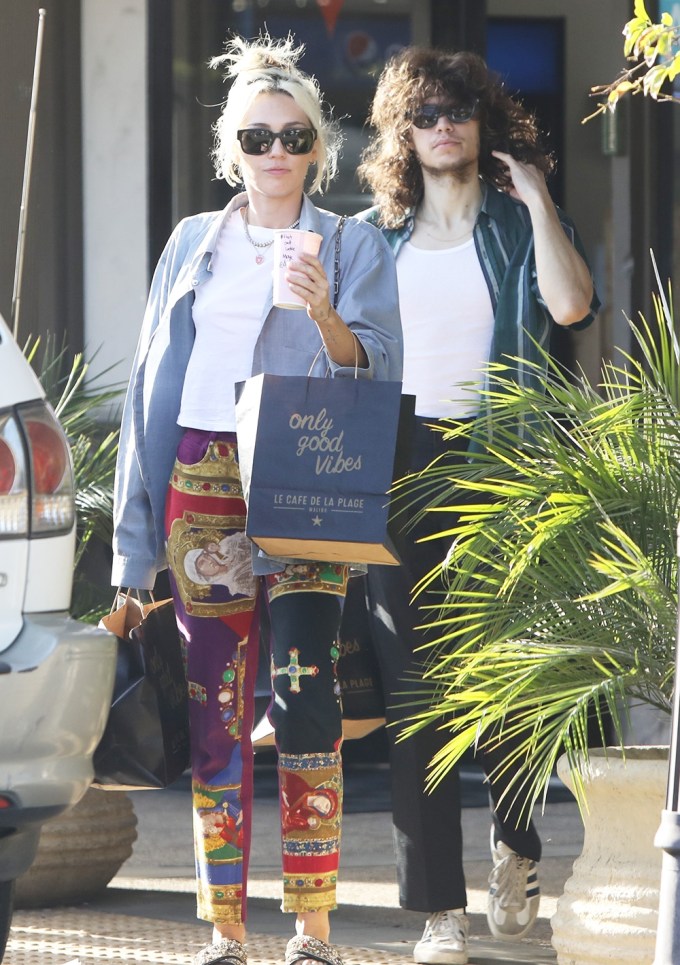 Miley Cyrus & Maxx Morando In Malibu