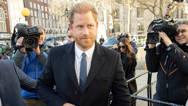 Prince Harry arrives at High Court for preliminary hearing in alleged wiretapping trial: photos