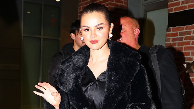 Selena Gomez Stuns in Fur Coat at Rare Beauty Event Amid Zayn Malik Dating Speculations