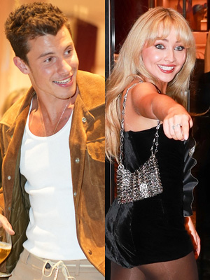 Shawn Mendes and Sabrina Carpenter Seen at Miley Cyrus Party