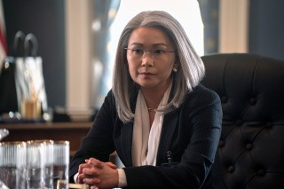 The Night Agent. Hong Chau as Diane Farr in episode 102 of The Night Agent. Cr. Dan Power/Netflix © 2023