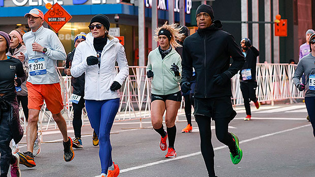 Amy Robach & TJ Holmes Run In NYC Half-Marathon Together: Photos