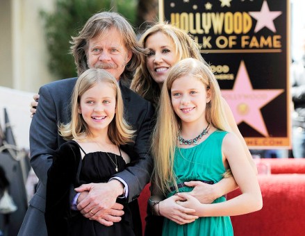 William H. Macy, Felicity Huffman Married actors William H. Macy and Felicity Huffman pose with their daughters Sophia, 11, left, and Georgia, 9, after their jointly received stars on the Hollywood Walk of Fame in Los Angeles
Walk of Fame Felicity Huffman and William H. Macy, Los Angeles, USA