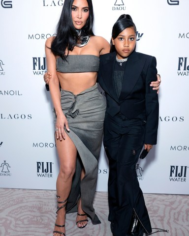 BEVERLY HILLS, CALIFORNIA - APRIL 23: (L-R) Kim Kardashian and North West attend The Daily Front Row's Seventh Annual Fashion Los Angeles Awards at The Beverly Hills Hotel on April 23, 2023 in Beverly Hills, California. (Photo by Stefanie Keenan/Getty Images for Daily Front Row)