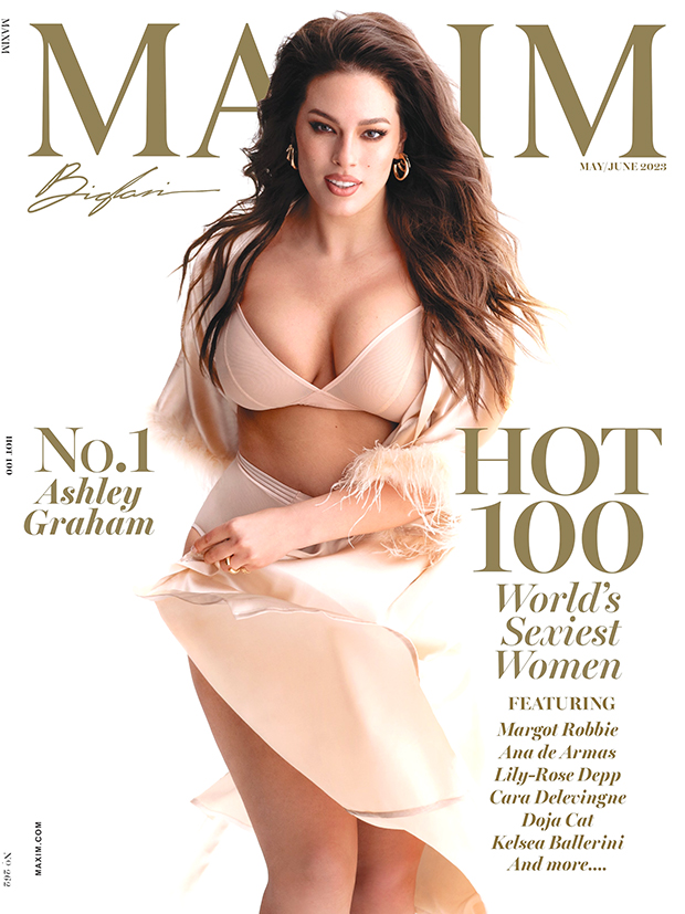 Ashley Grahams Lingerie On Maxim Hot 100 Cover Photos Hollywood Life 4742