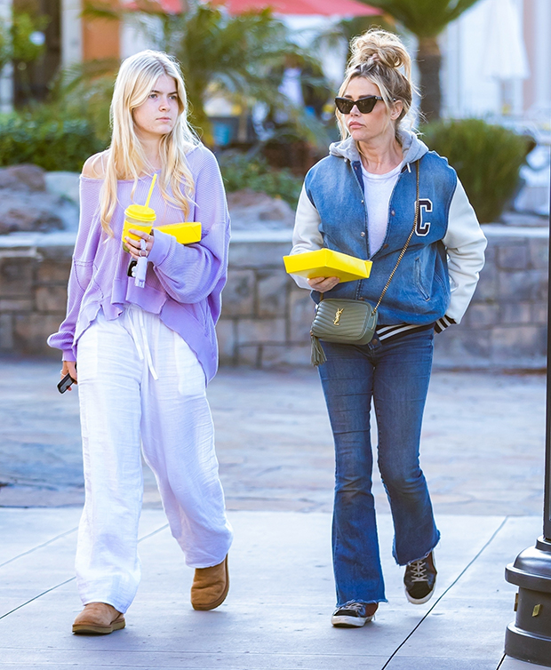 Denise Richards & Daughter Lola Look Like Twins At Lunch: Photos ...