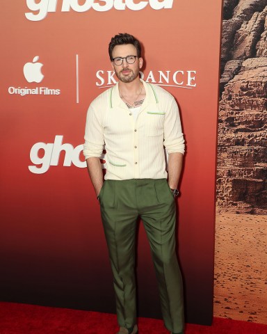 Chris Evans
Apple Original Films world premiere of "Ghosted" at the AMC Lincoln Square Theater, AMC Lincoln Square Theater, New York, USA - 18 Apr 2023