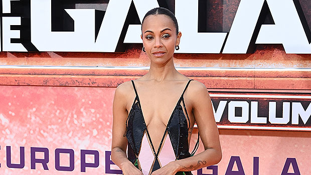 Zoe Saldana In Harlequin Gown For ‘Guardians Galaxy Vol. 3’: Photo – Hollywood Life