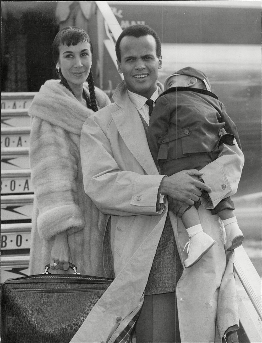 American Singer And Actor Harry Belafonte With Wife Julie And Son David Harold George 'harry' Belafonte Jr. (born March 1 1927) Is An American Singer Songwriter Actor And Social Activist. He Was Dubbed The 'king Of Calypso' For Popularizing The C