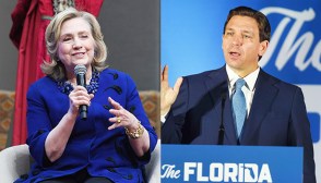 hillary clinton, ron desantis