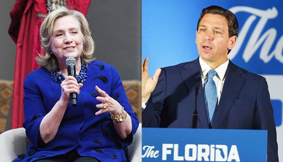 hillary clinton, ron desantis