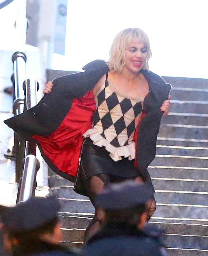 Lady Gaga On The ‘Joker’ Steps