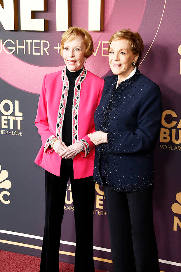 Julie Andrews NBC Özel Programında Carol Burnett'i Kutluyor - Hollywood Life