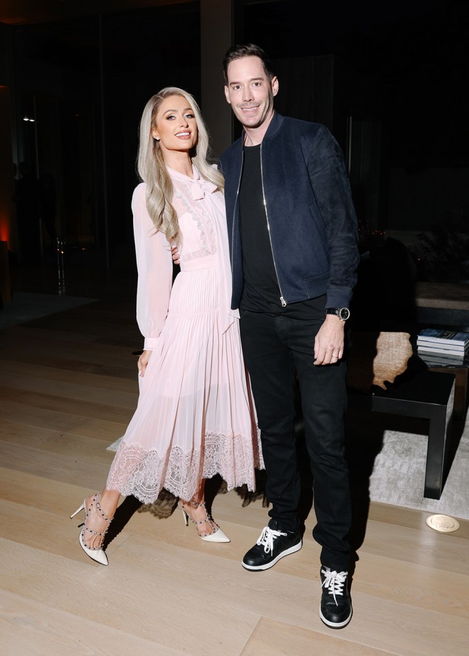 Paris Hilton & Carter Reum at REVOLVE’s 20th Anniversary Dinner