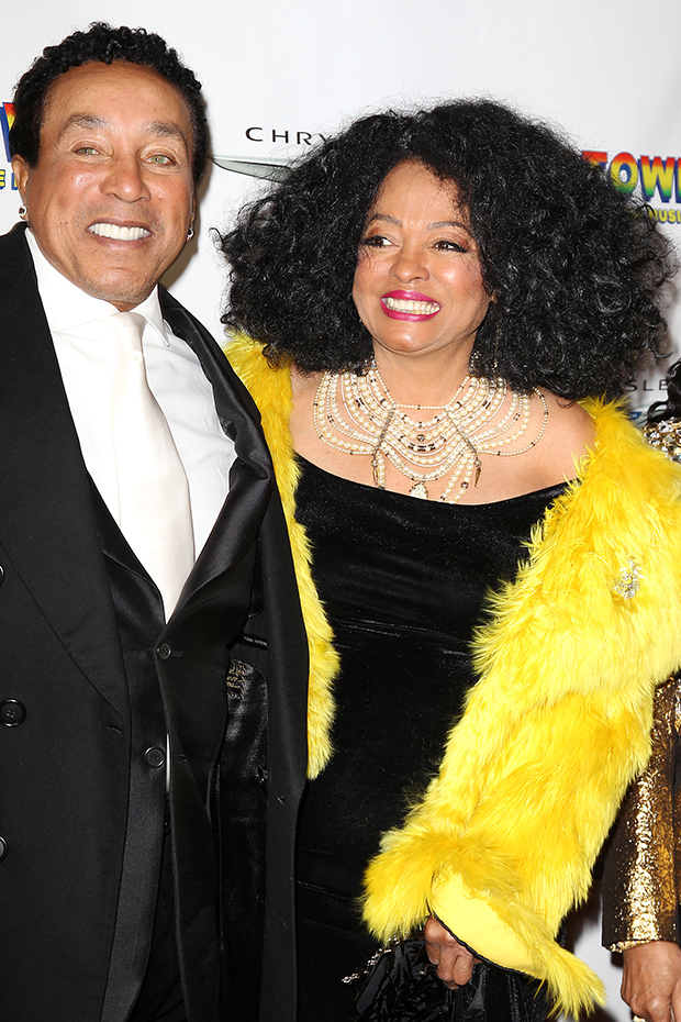 Smokey Robinson and Diana Ross