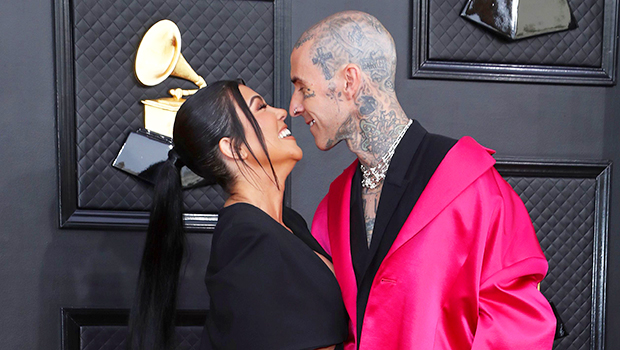 Travis Barker & Kourtney Kardashian Kiss, Lay In Bed & More In PDA Photos For Her 44th Birthday