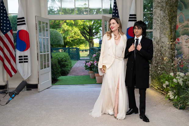 Angelina Jolie and Maddox Jolie Pitt